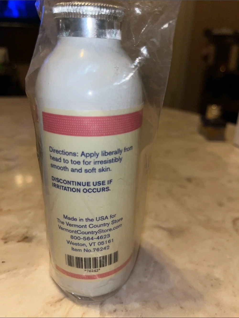 The Vermont Country Store’s Baby Yourself™ Talc-Free Baby Powder 5oz bottle
